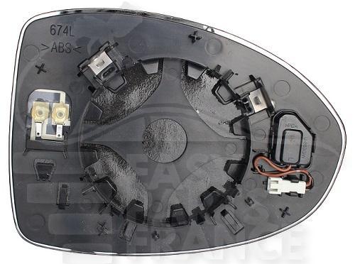 GLACE DE RETRO G CHAUF & BDS Pour FIAT 500 EV - FT025 10/20→