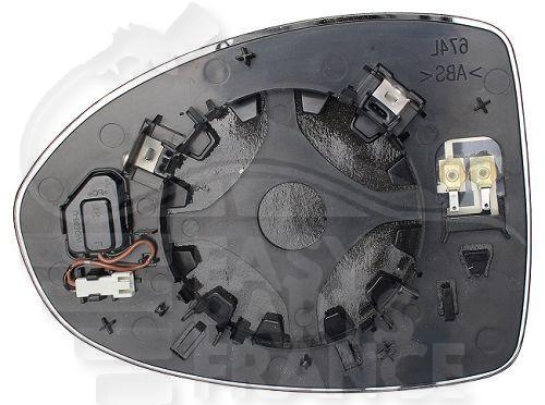 GLACE DE RETRO D CHAUF & BDS Pour FIAT 500 EV - FT025 10/20→