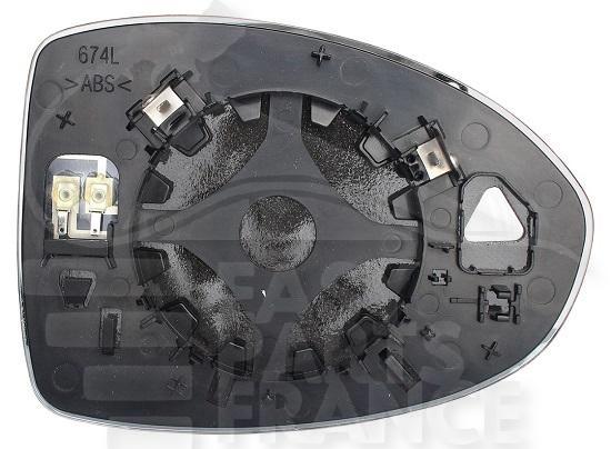 GLACE DE RETRO G CHAUF Pour FIAT 500 EV - FT025 10/20→
