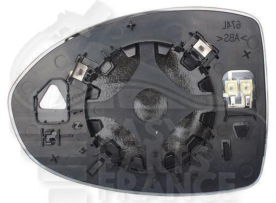 GLACE DE RETRO D CHAUF Pour FIAT 500 EV - FT025 10/20→
