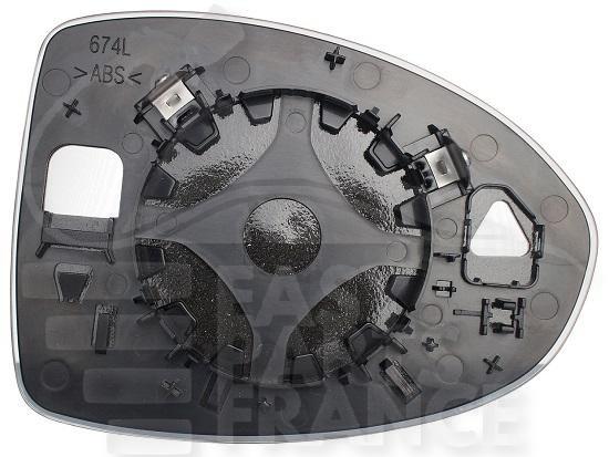 GLACE DE RETRO G Pour FIAT 500 EV - FT025 10/20→