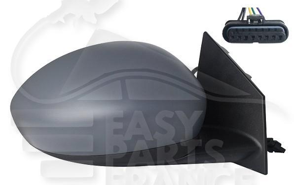 RETRO D ELECT A PEINDRE A/SONDE DE TEMP 5 PINS Pour FIAT 500 EV - FT025 10/20→