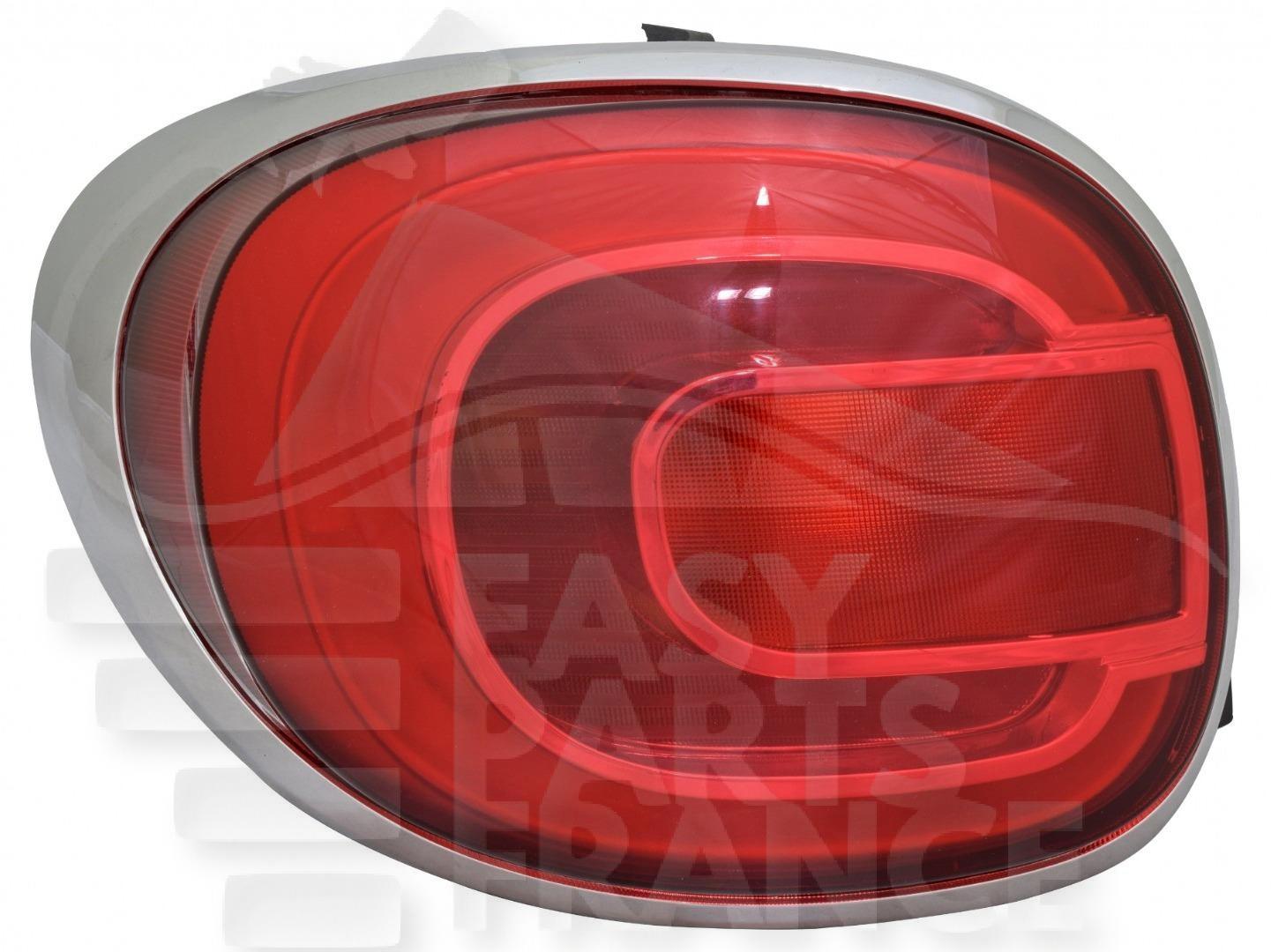 FEU ARG LED - LIVING Pour FIAT 500 L TREKKING - FT018 06/17→
