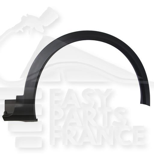 ELARGISSEUR AILE AVD NOIR Pour FIAT 500 X CITY LOOK - FT011 01/15→10/18