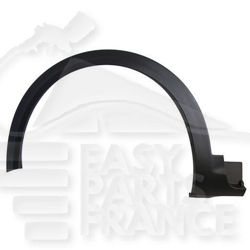 ELARGISSEUR AILE AVG NOIR Pour FIAT 500 X CITY LOOK - FT011 01/15→10/18