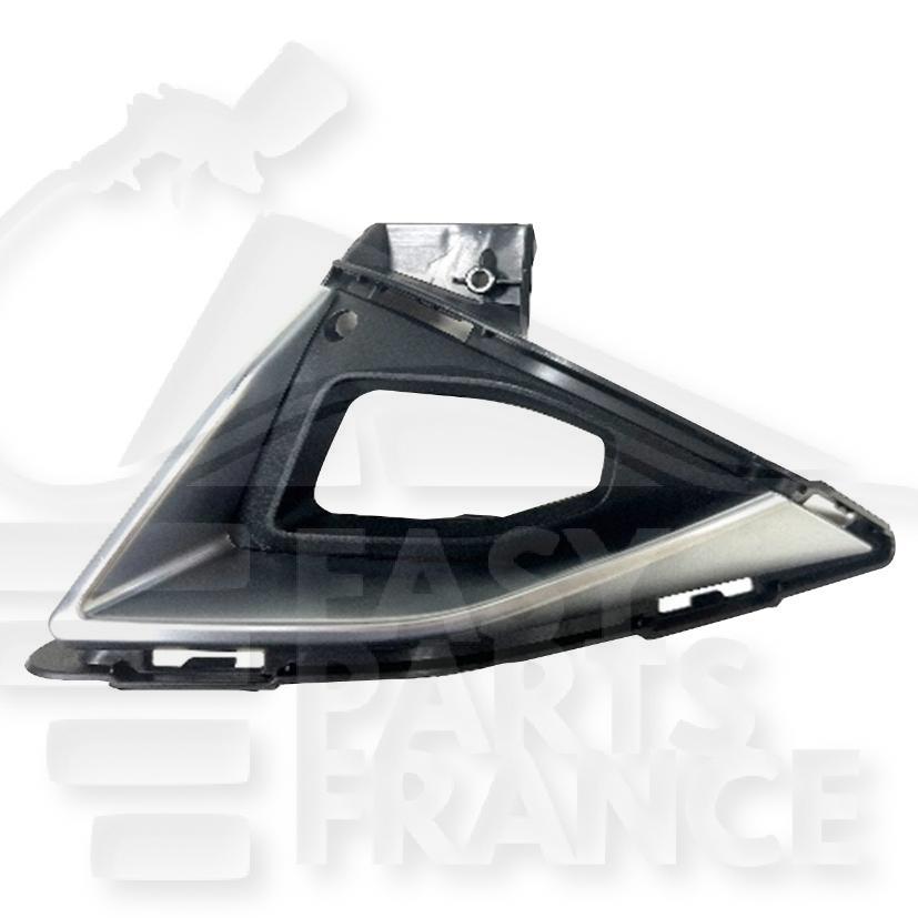 GRILLE DE PC AVG A/EMPL AB & MOULURE PEINTE ARGENTÉE Pour NISSAN QASHQAI - NS204 06/21→