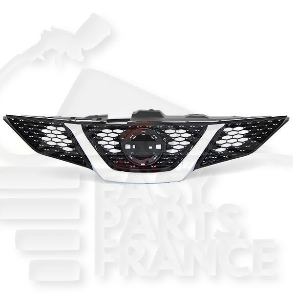 GRILLE DE CALANDRE A PEINDRE A/MOULURE CHROMEE & CAMERA Pour NISSAN QASHQAI - NS202 03/14→08/17