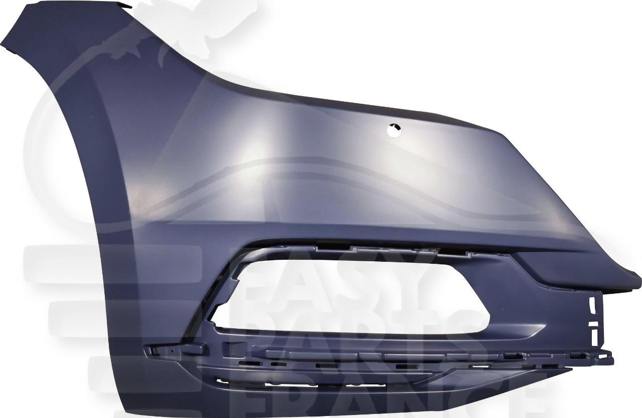 CROSSE DE PC AVD A PEINDRE S/LAVE PHARE & 1 TROU POUR CAPTEUR Pour VOLKSWAGEN ARTEON - VO240 01/17→