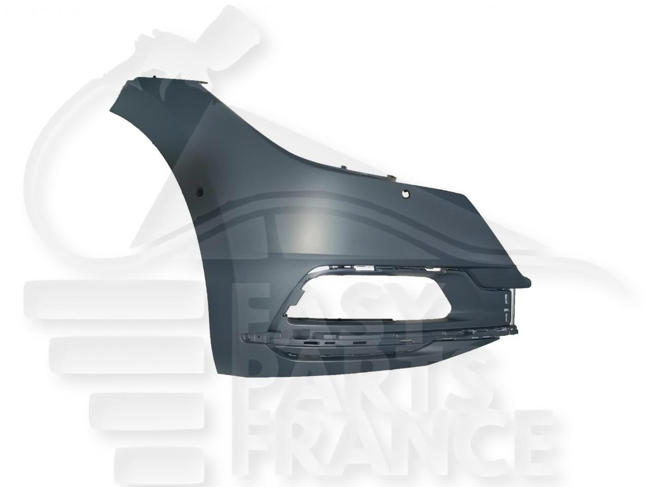 CROSSE DE PC AVD A PEINDRE A/LAVE PHARE & 2 TROUS POUR CAPTEUR Pour VOLKSWAGEN ARTEON - VO240 01/17→