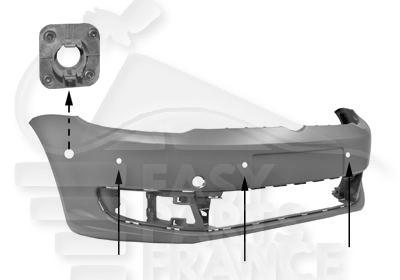 PC AV A PEINDRE S/LAVE PHARE A/PACKONTROL&PARK ASS Pour VOLKSWAGEN CADDY MULTISPACE 10/10→03/15