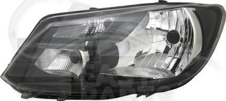 OPT G H4 ELECT A/MOTEUR F/NOIR Pour VOLKSWAGEN CADDY MULTISPACE 10/10→03/15