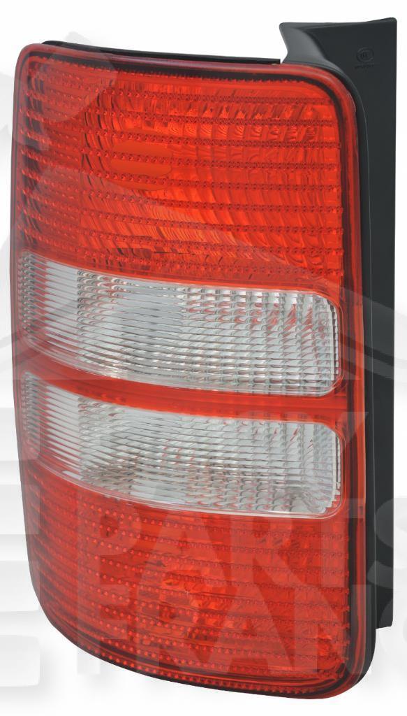FEU ARG ROUGE/BLANC - HAYON Pour VOLKSWAGEN CADDY MULTISPACE 10/10→03/15