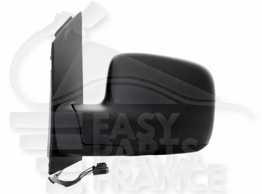 RETRO G ELECT CHAUF NOIR Pour VOLKSWAGEN CADDY MULTISPACE 10/10→03/15