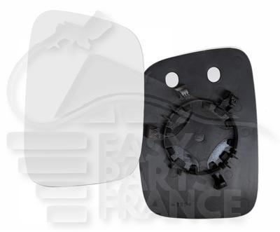 GLACE DE RETRO D CONVEX Pour VOLKSWAGEN CADDY MULTISPACE 10/10→03/15