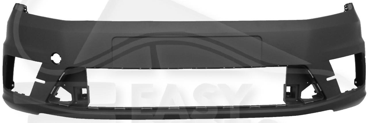 PC AV A PEINDRE S/LAVE PHARE S/PACKONTROL Pour VOLKSWAGEN CADDY MULTISPACE 05/15→07/20