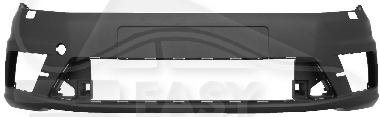 PC AV A PEINDRE A/LAVE PHARE S/PACKONTROL Pour VOLKSWAGEN CADDY MULTISPACE 05/15→07/20