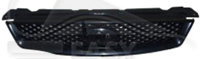 GRILLE DE CALANDRE NOIRE A/MOULURE CHROMEE Pour FORD FOCUS - FD052 04/04→12/07