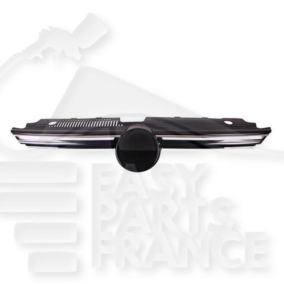 GRILLE DE CALANDRE NOIRE A/MOULURE CHROMEE & BARRE LUMINEUSE Pour VOLKSWAGEN GOLF 8 - VO069 02/20→