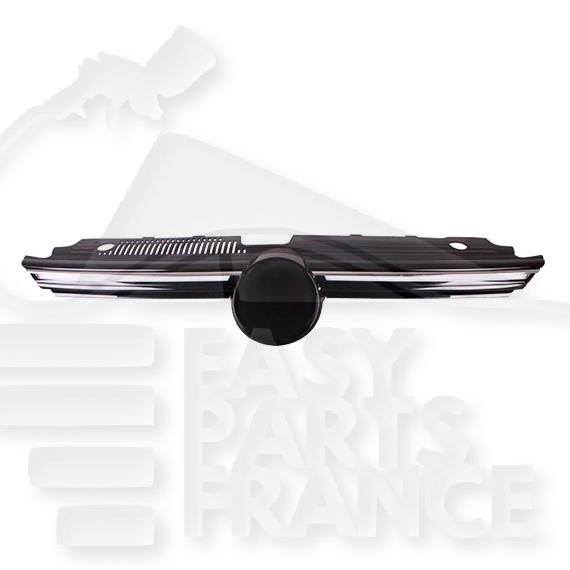 GRILLE DE CALANDRE NOIRE A/MOULURE CHROMEE & BARRE LUMINEUSE Pour VOLKSWAGEN GOLF 8 - VO069 02/20→