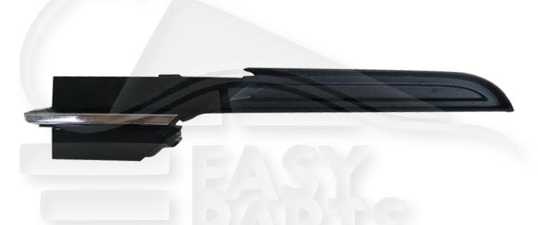 GRILLE DE PC AVD NOIRE A/MOULURE CHROMEE Pour VOLKSWAGEN GOLF SPORTSVAN -VO063 05/14→09/17