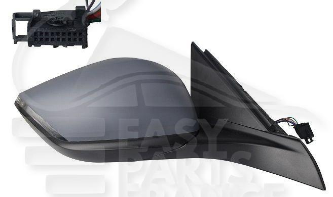 RETRO D ELECT CHAUF A PEINDRE RAB ELECT A/FEU & SONDE DE TEMP 12 PINS Pour PEUGEOT 308 - PG074 06/21→