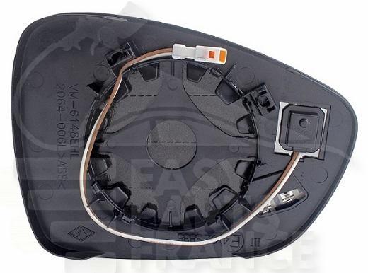 GLACE DE RETRO G CHAUF & BDS Pour PEUGEOT 508 - PG091 10/14→08/18