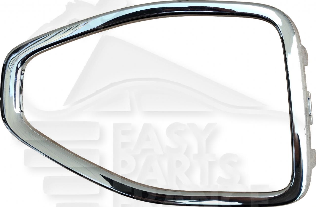 MOULURE DE GRILLE DE PC AVG CHROMEE Pour VOLKSWAGEN T-ROC - VO252 04/22→