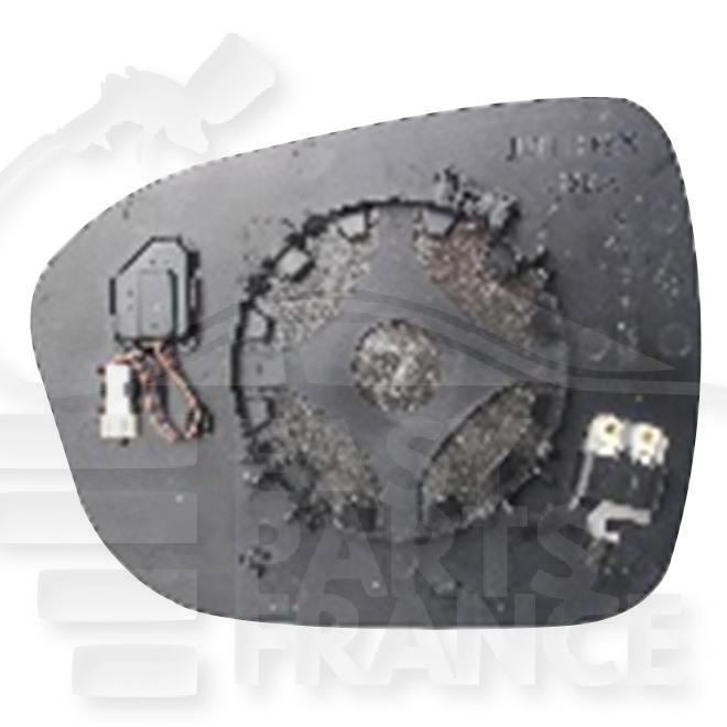 GLACE DE RETRO D CHAUF BDS Pour NISSAN JUKE - NS062 11/19→