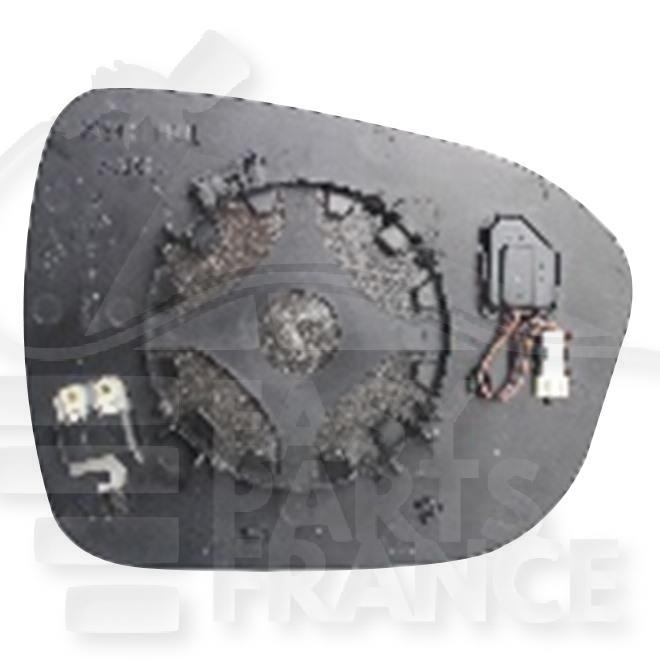 GLACE DE RETRO G CHAUF BDS Pour NISSAN JUKE - NS062 11/19→