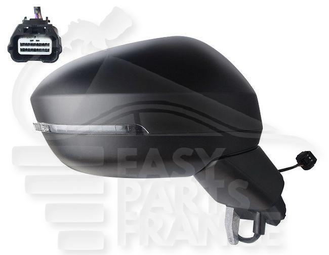 RETRO D ELECT CHAUF A PEINDRE A/FEU RAB ELECT 8 PINS Pour NISSAN JUKE - NS062 11/19→