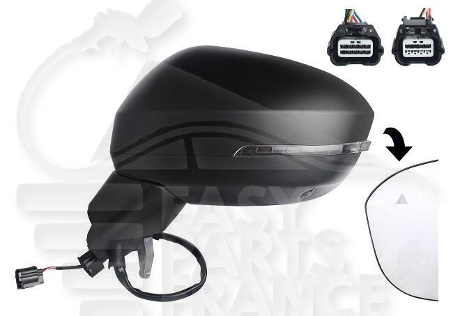 RETRO G ELECT CHAUF A PEINDRE A/FEU RAB ELECT & BDS 9+4 PINS Pour NISSAN JUKE - NS062 11/19→