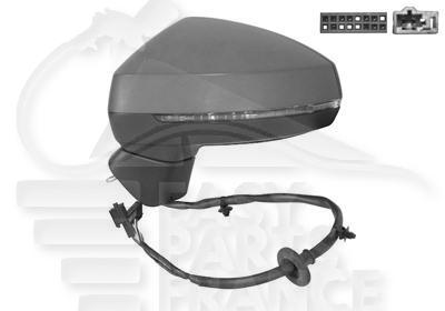 RETRO G ELECT CHAUF A PEINDRE A/FEU RAB ELECT 12 PINS Pour AUDI A3 - RS3 - AD055 01/16→