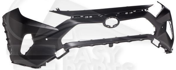 PC AV NOIR LISSE PRET A PEINDRE S/LAVE PHARE & A/PACKONTROL Pour TOYOTA RAV 4 - TY199 02/19→