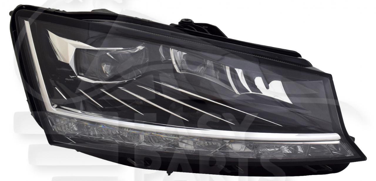 OPT D LED ELECT A/MOTEUR & FEU DE JOUR LED Pour SKODA FABIA - SK025 09/18→05/21