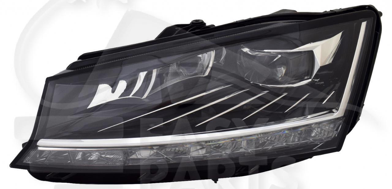 OPT G LED ELECT A/MOTEUR & FEU DE JOUR LED Pour SKODA FABIA - SK025 09/18→05/21