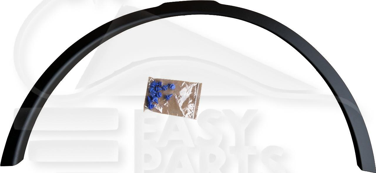 ELARGISSEUR AILE ARD NOIR S/PACKONTROL Pour LAND ROVER DISCOVERY V (462) - LD015 02/17→09/20