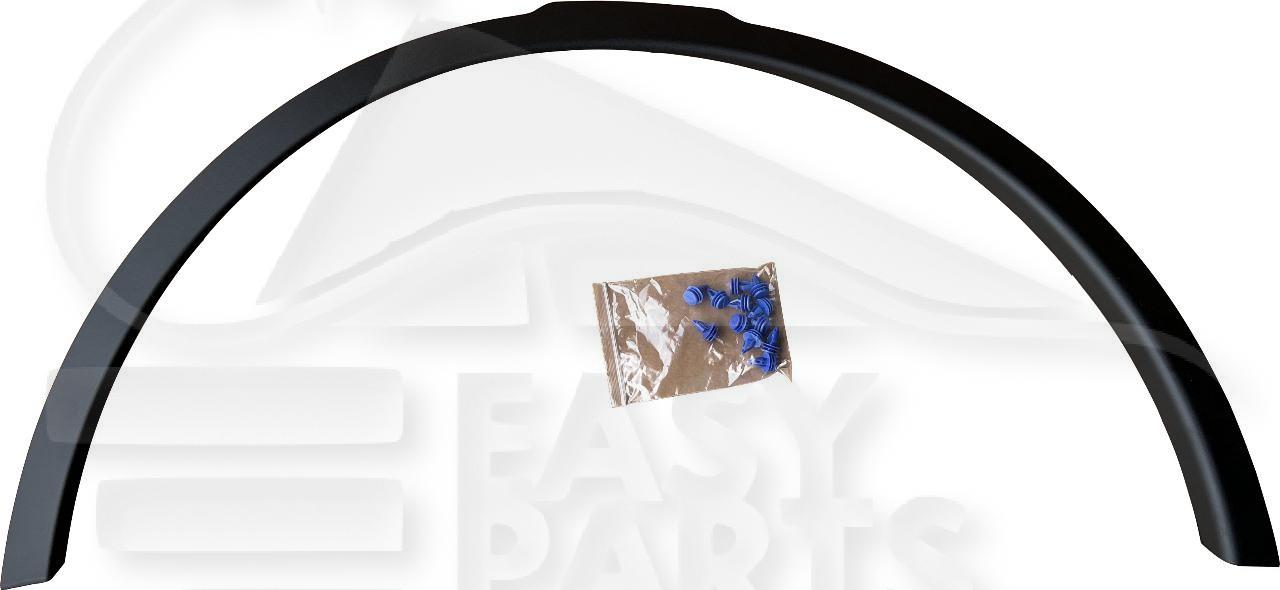 ELARGISSEUR AILE ARG NOIR S/PACKONTROL Pour LAND ROVER DISCOVERY V (462) - LD015 02/17→09/20