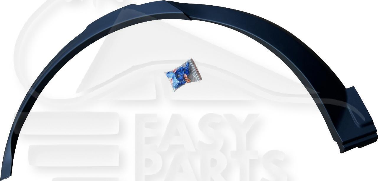 ELARGISSEUR AILE ARD NOIR A/PACKONTROL Pour LAND ROVER DISCOVERY V (462) - LD015 02/17→09/20