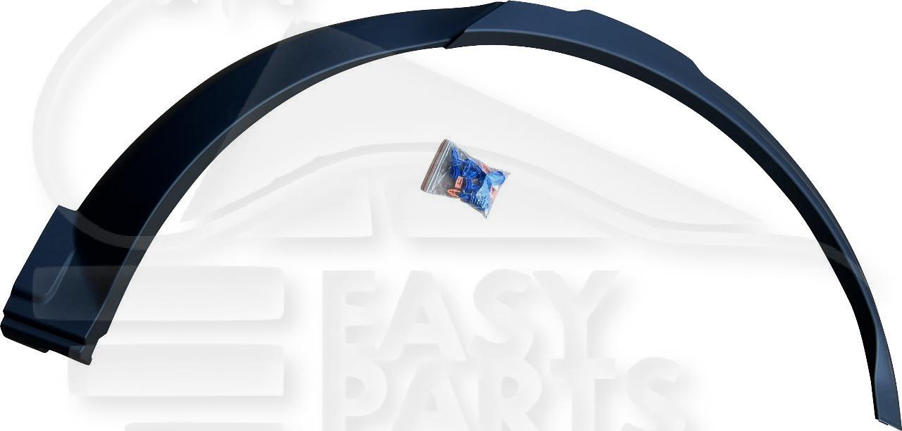 ELARGISSEUR AILE ARG NOIR A/PACKONTROL Pour LAND ROVER DISCOVERY V (462) - LD015 02/17→09/20