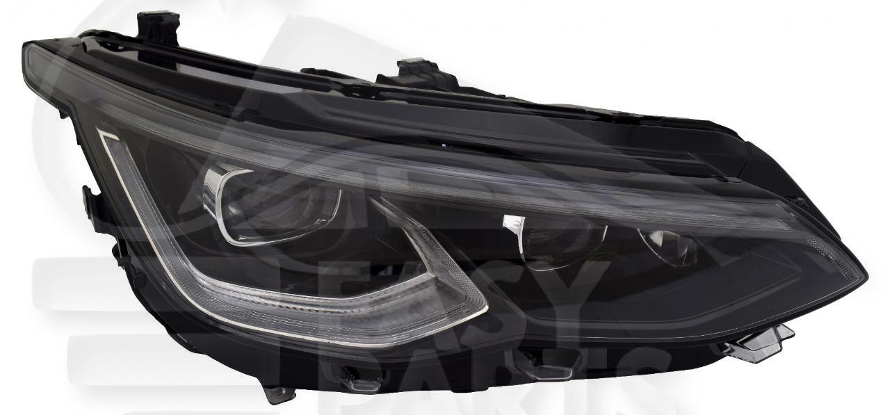 OPT D FULL LED MATRIX ELECT A/MOTEUR & FEU DE JOUR & MOULURE NOIRE Pour VOLKSWAGEN GOLF 8 GTI - VOP071 02/20→