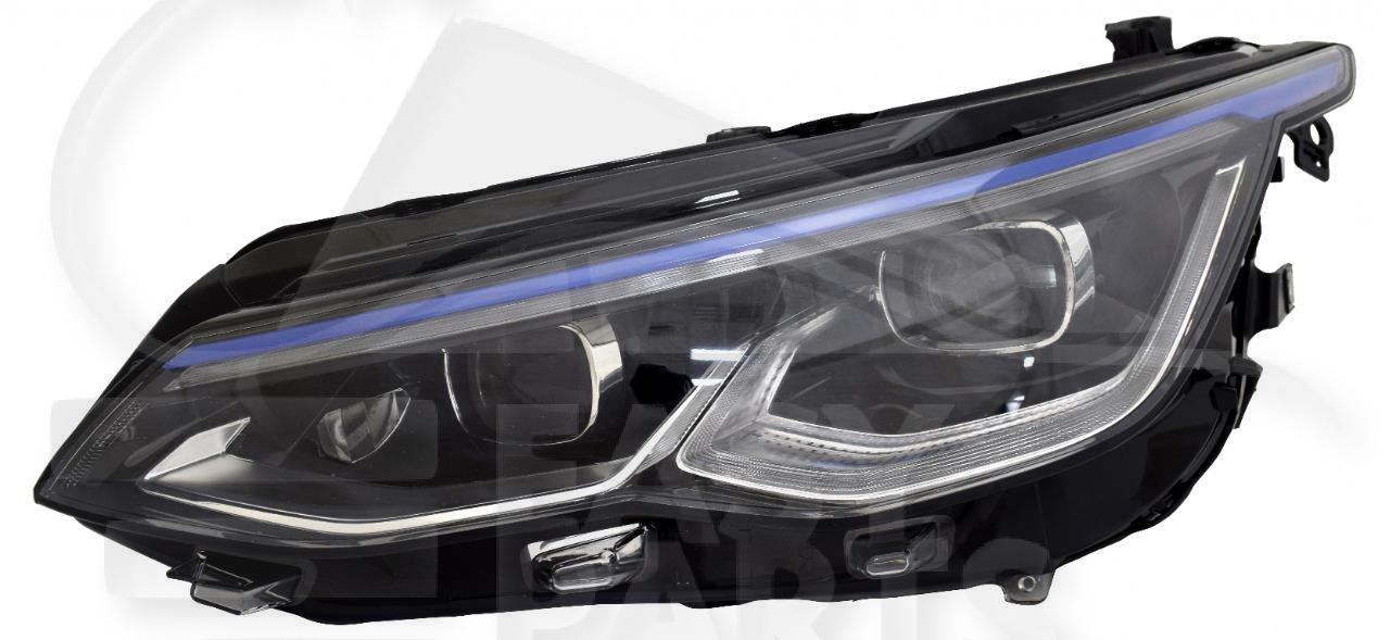 OPT G FULL LED MATRIX ELECT A/MOTEUR & FEU DE JOUR & MOULURE BLEU Pour VOLKSWAGEN GOLF 8 GTI - VOP071 02/20→