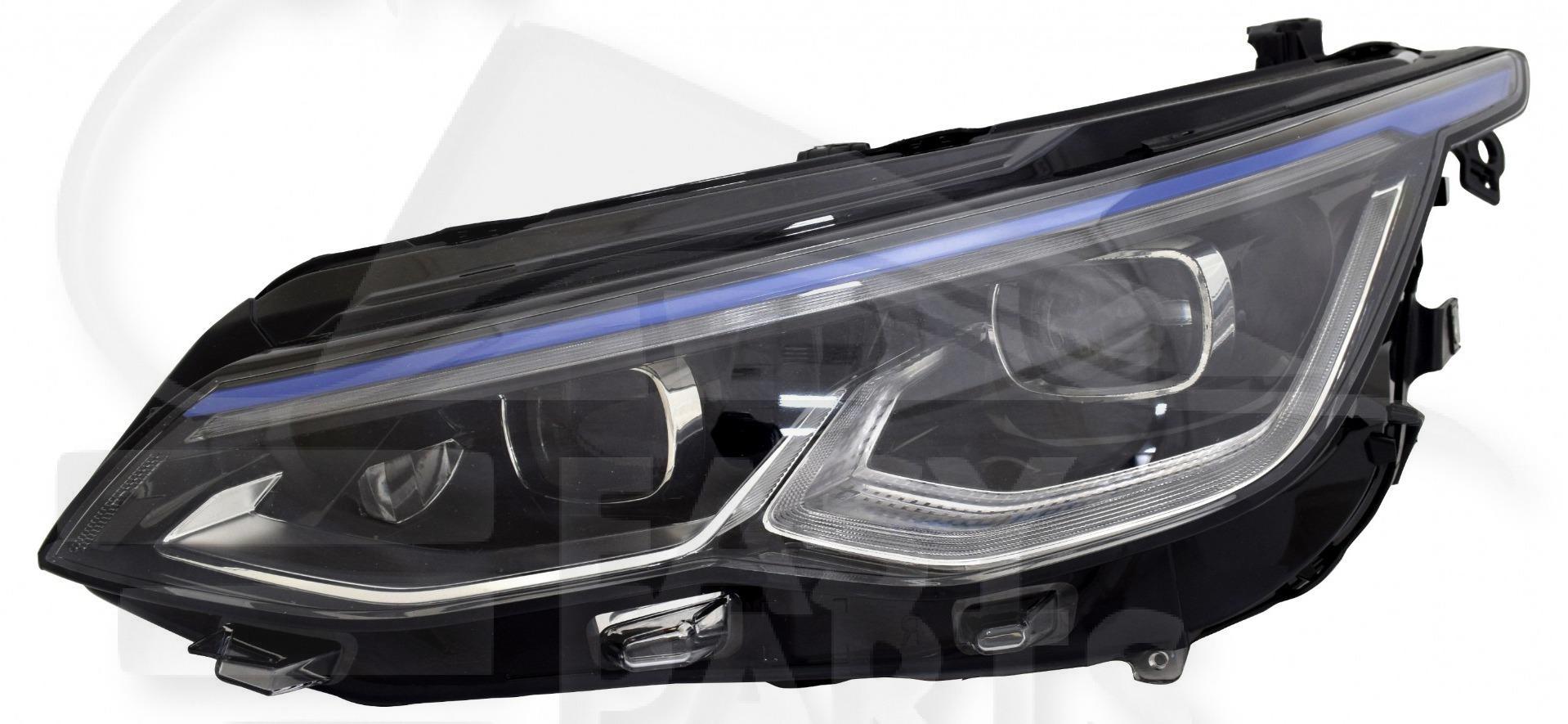 OPT G FULL LED MATRIX ELECT A/MOTEUR & FEU DE JOUR & MOULURE BLEU Pour VOLKSWAGEN GOLF 8 GTI - VOP071 02/20→
