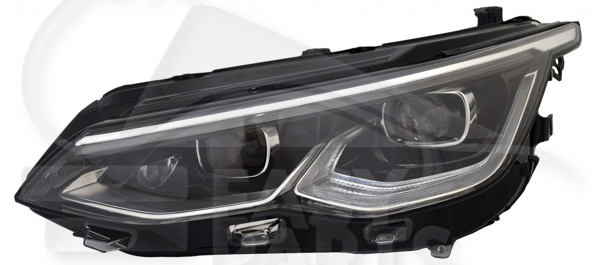 OPT G FULL LED MATRIX ELECT A/MOTEUR & FEU DE JOUR & MOULURE CHROMEE Pour VOLKSWAGEN GOLF 8 - VO069 02/20→