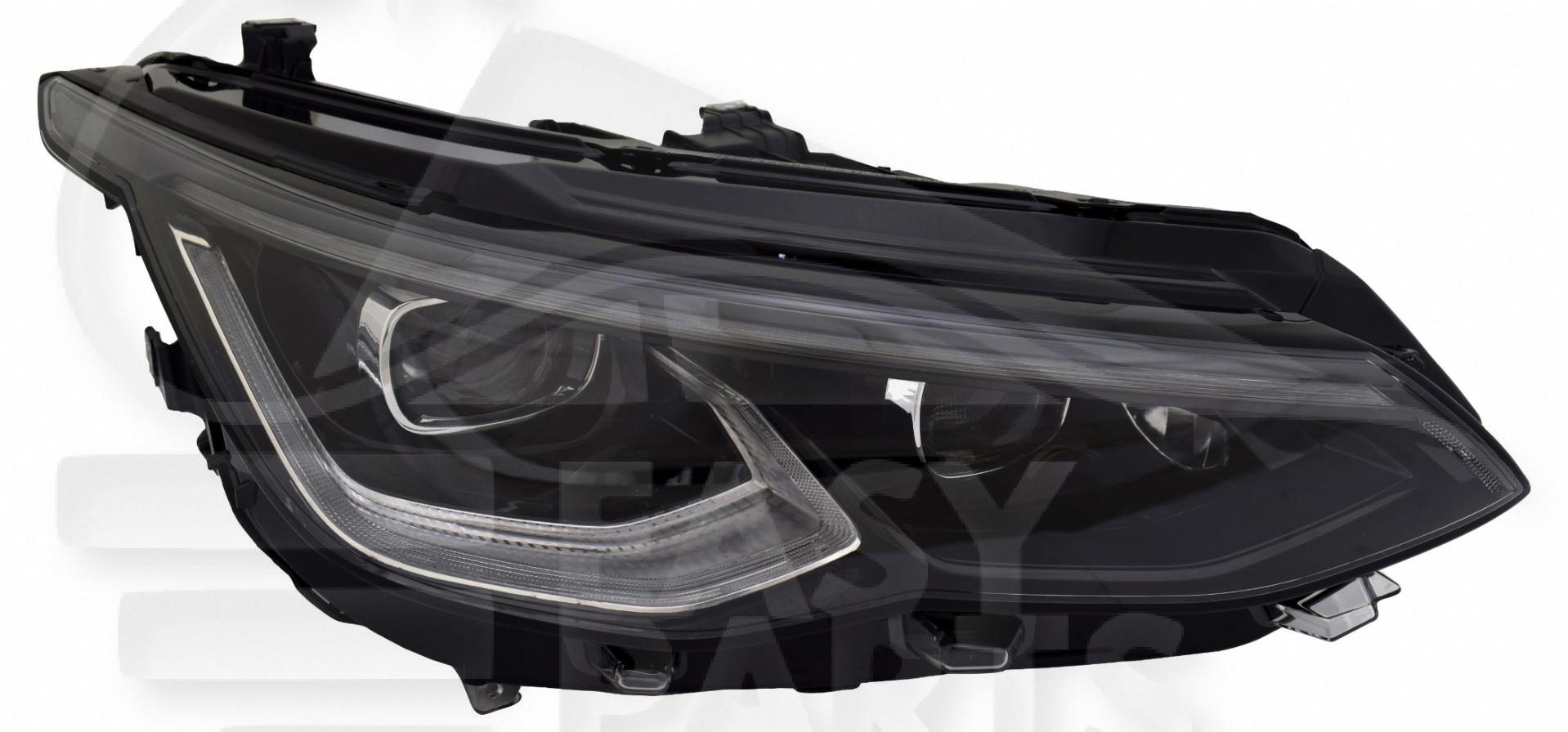 OPT D FULL LED MATRIX ELECT A/MOTEUR & FEU DE JOUR & MOULURE NOIRE Pour VOLKSWAGEN GOLF 8 - VO069 02/20→