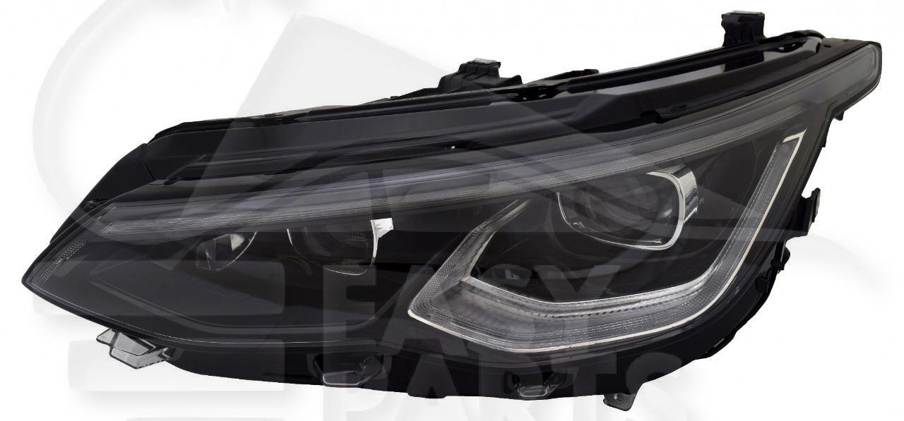 OPT G FULL LED MATRIX ELECT A/MOTEUR & FEU DE JOUR & MOULURE NOIRE Pour VOLKSWAGEN GOLF 8 - VO069 02/20→