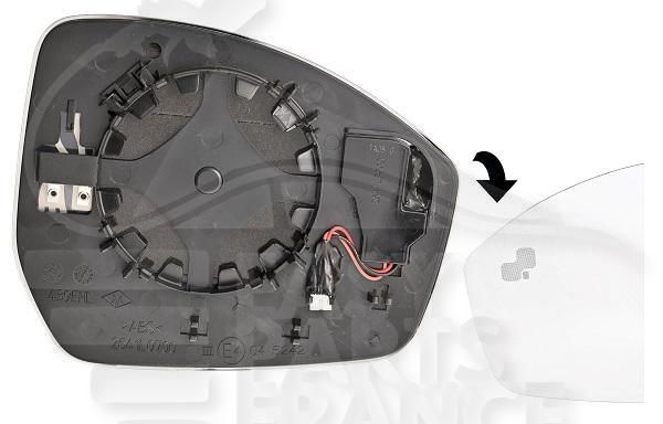 GLACE DE RETRO G CHAUF & BDS Pour LAND ROVER EVOQUE (L551) - LD062 12/18→