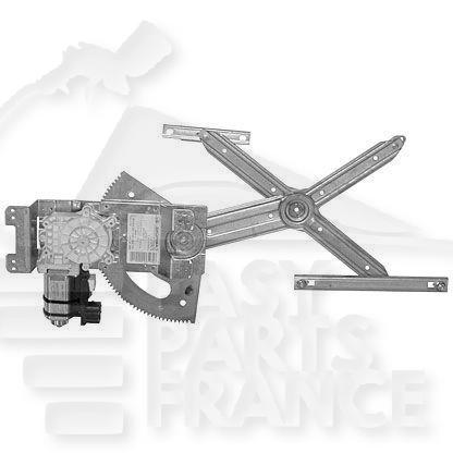 LEVE VITRE AVD ELECT CONFORT 2 PTES Pour OPEL CORSA C - OP065 07/03→10/06