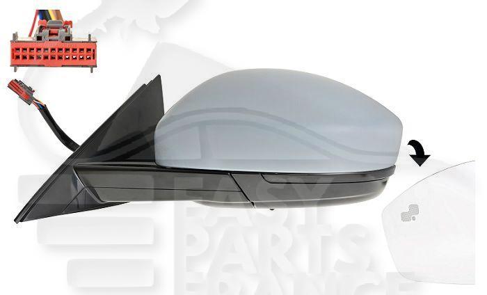 RETRO D ELECT CHAUF A PEINDRE RAB ELECT MEMO A/FEU & FEU DE SOL & SONDE DE TEMP & BDS 18 PINS Pour LAND ROVER EVOQUE (L551) - LD062 12/18→