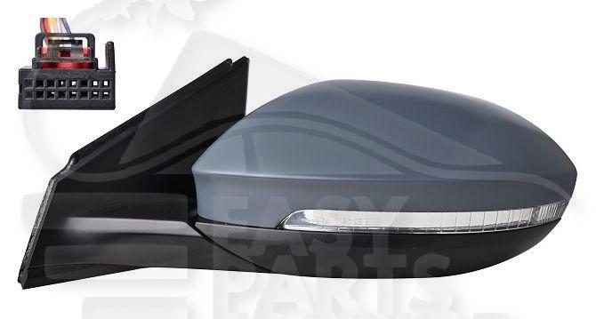 RETRO G ELECT CHAUF A PEINDRE A/FEU 6 PINS Pour VOLKSWAGEN TAIGO - VO210 03/22→