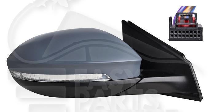RETRO D ELECT CHAUF A PEINDRE RAB ELECT MEMO A/FEU & FEU DE SOL & LANE ASSIST 15 PINS Pour VOLKSWAGEN TAIGO - VO210 03/22→
